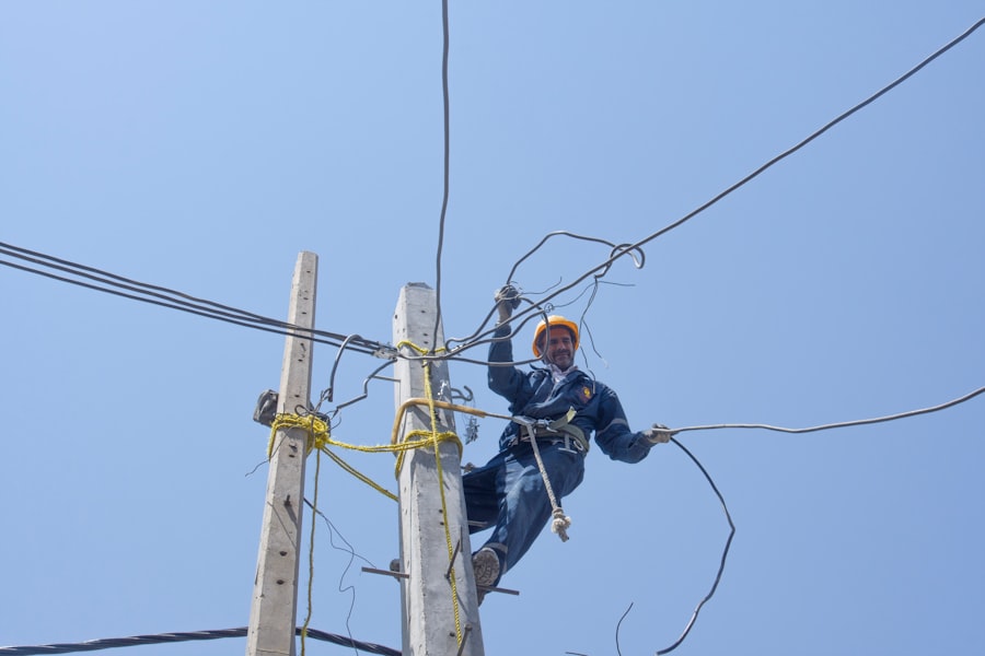 Professional electrician
